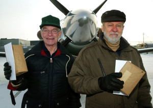 Bob Horner and Denny May with Pilatus