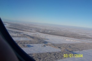 2004.31 - Fort Vermilion from the air - Jan 03 2004