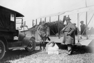 June 7, 1919 - George Gorman in front of Curtiss Canuck with R. Jennings - Journal publisher